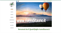 Desktop Screenshot of ilquadrifoglio.biz